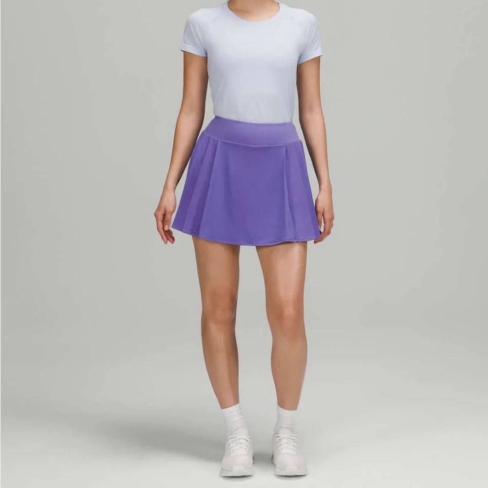Lululemon Side Pleat Tennis Skirt in Charged Indigo Size 6 - Picture 3 of 6